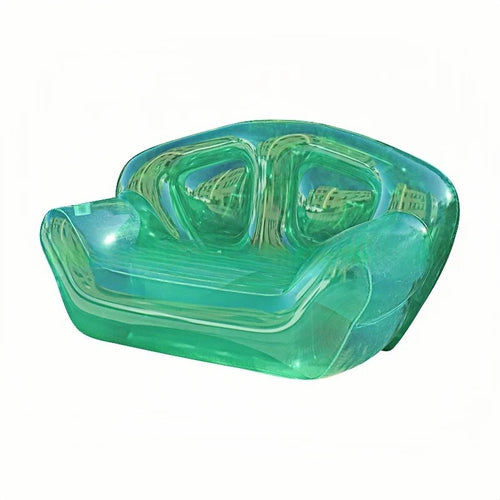 Transparent Inflatable Double Sofa