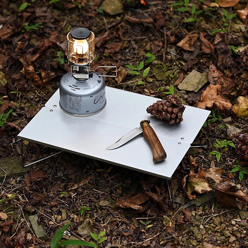 Ultralight mini folding table aluminum