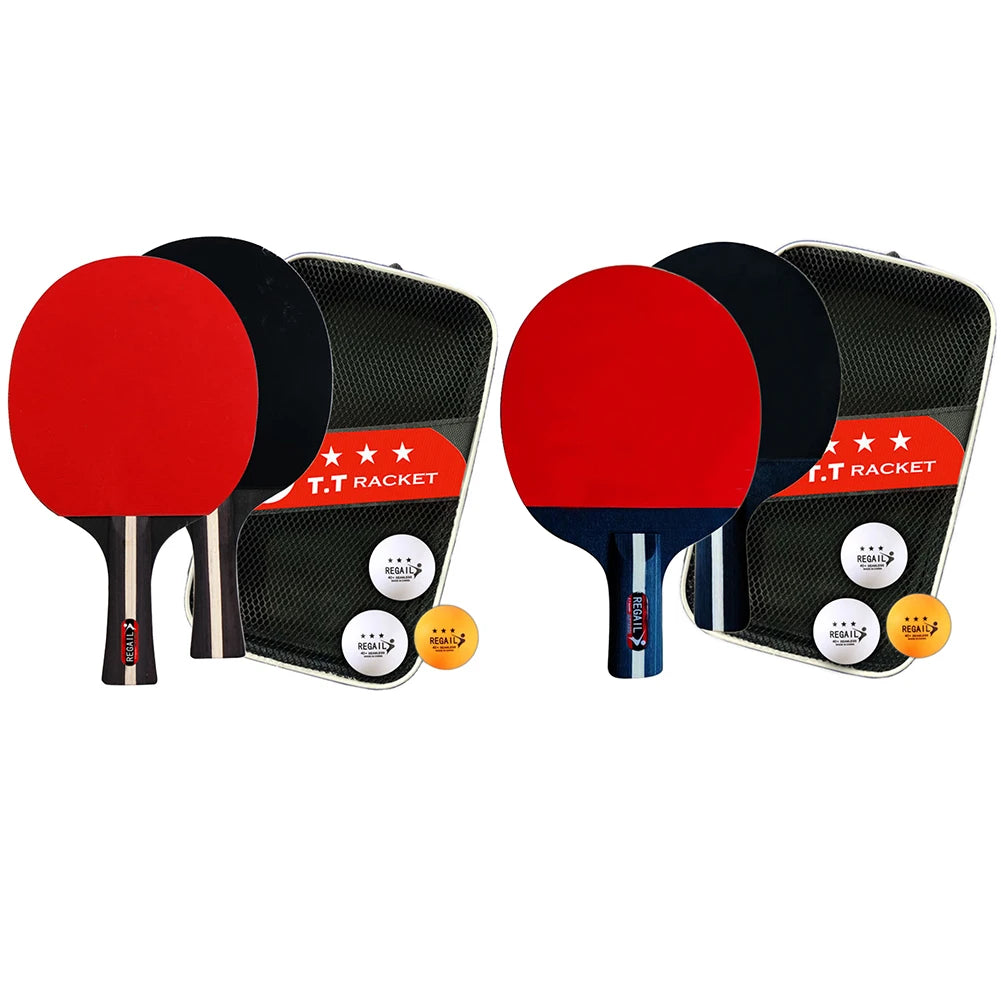 Table tennis set for 2 players with bag (2 rackets + 3 balls)