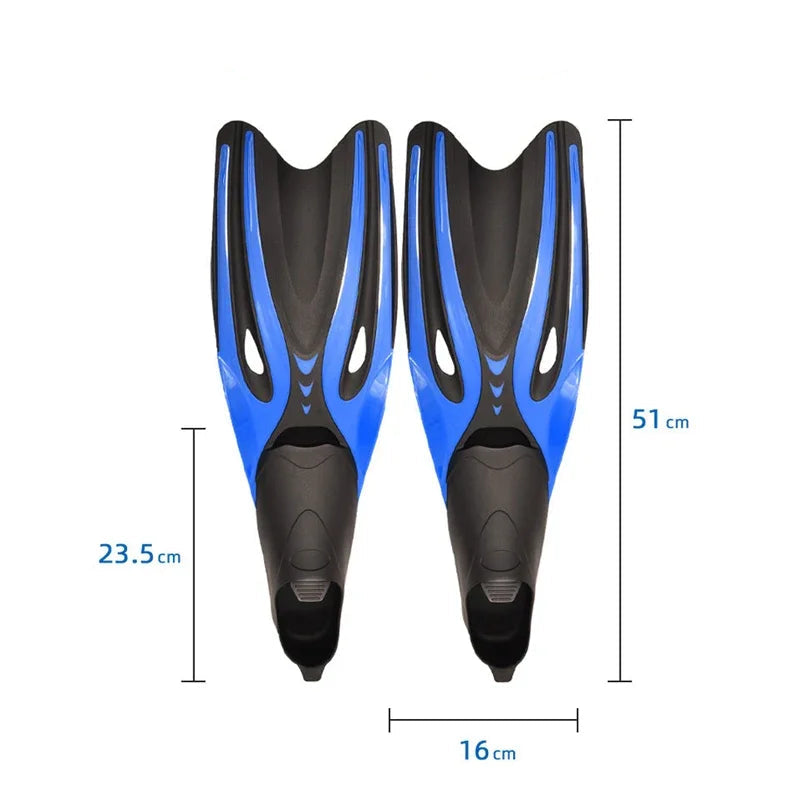 Professional TPR swimming fins for adults (1 pair)