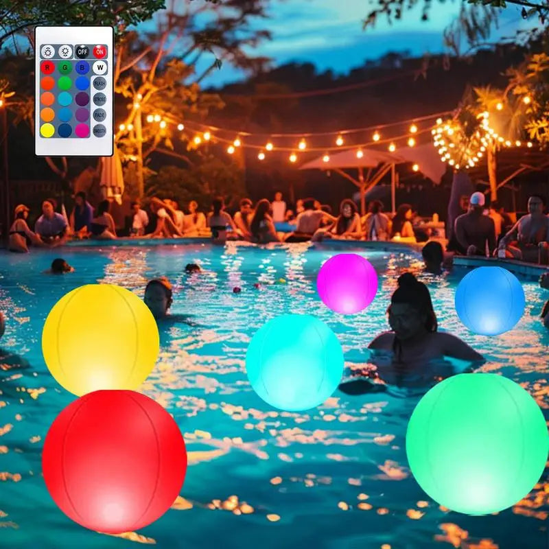 LED water ball with remote control
