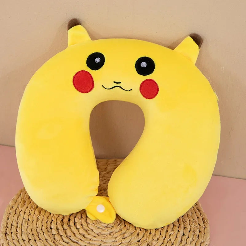Children's neck pillow with memory foam