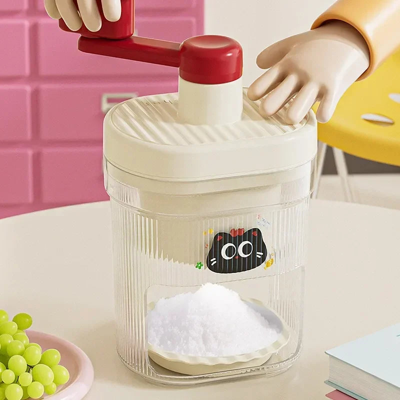 Hand-operated ice crusher
