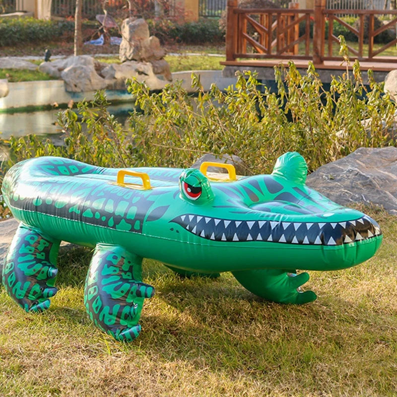 Inflatable crocodile