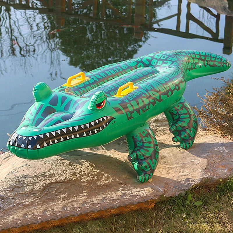 Inflatable crocodile