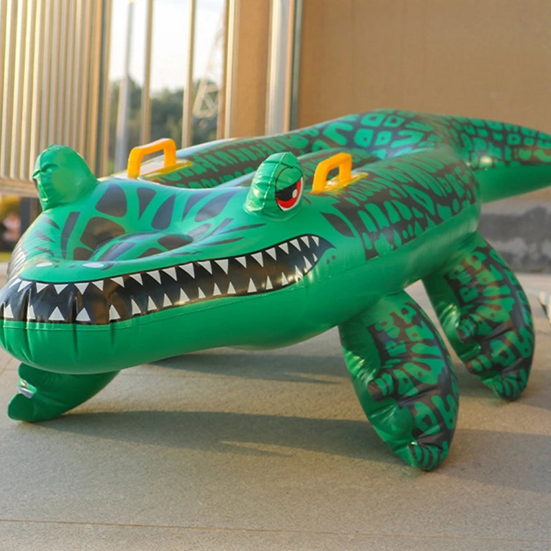 Inflatable crocodile