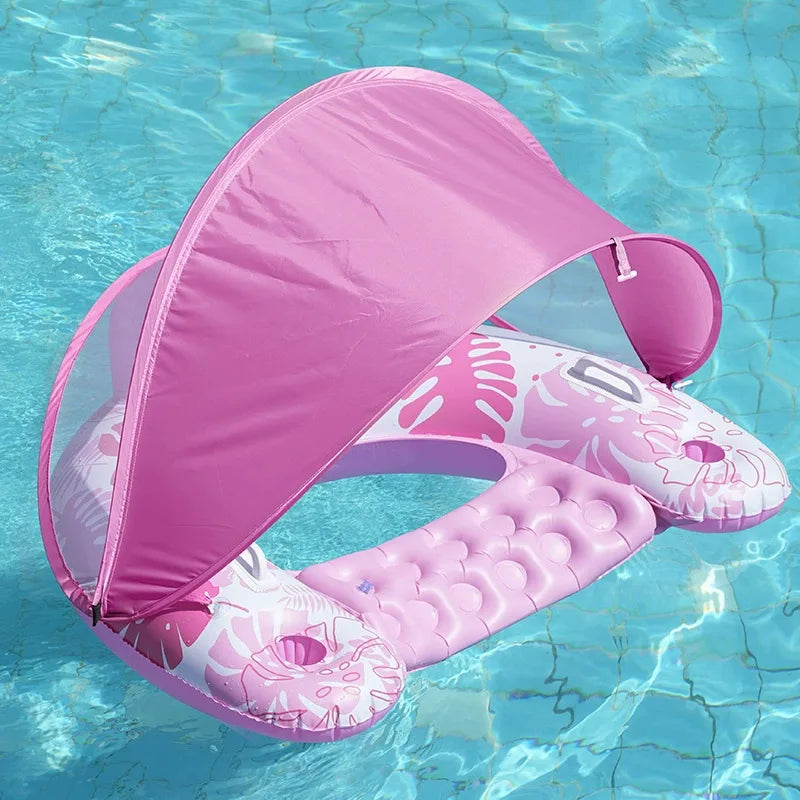 PVC inflatable water lounger