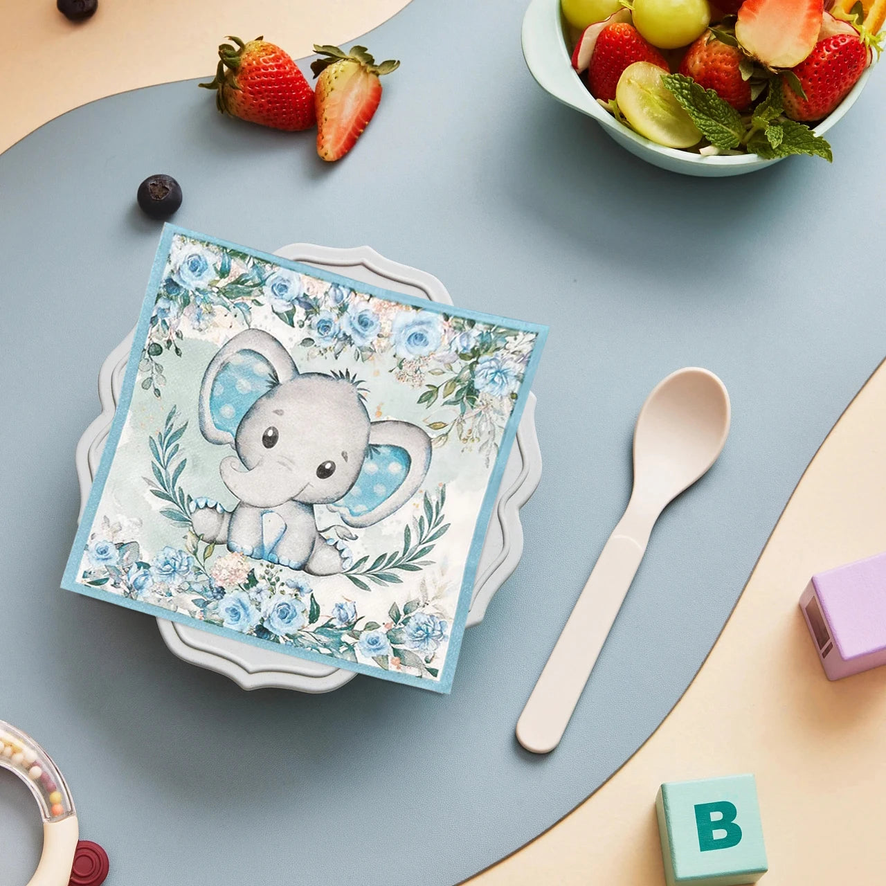 Cute elephant napkins 20 pieces