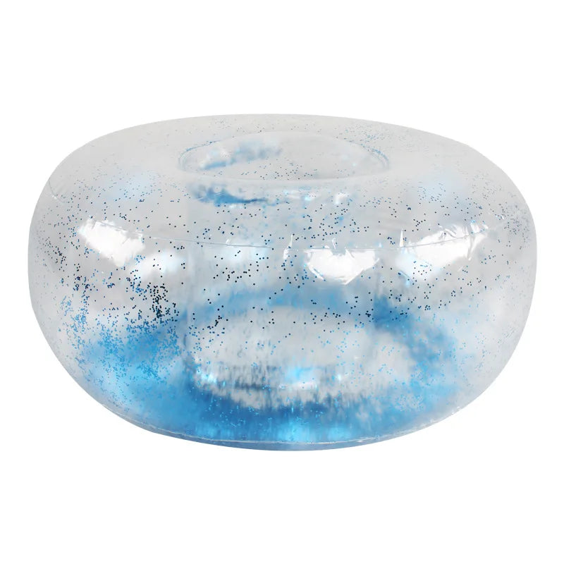 Inflatable Lazy Sofa with Sequins