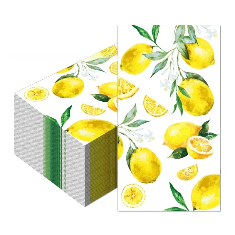 Hawaiian Watercolor Paper Napkins 20 pieces