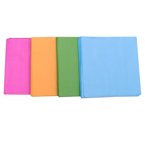 Set of 80 plain dinner napkins