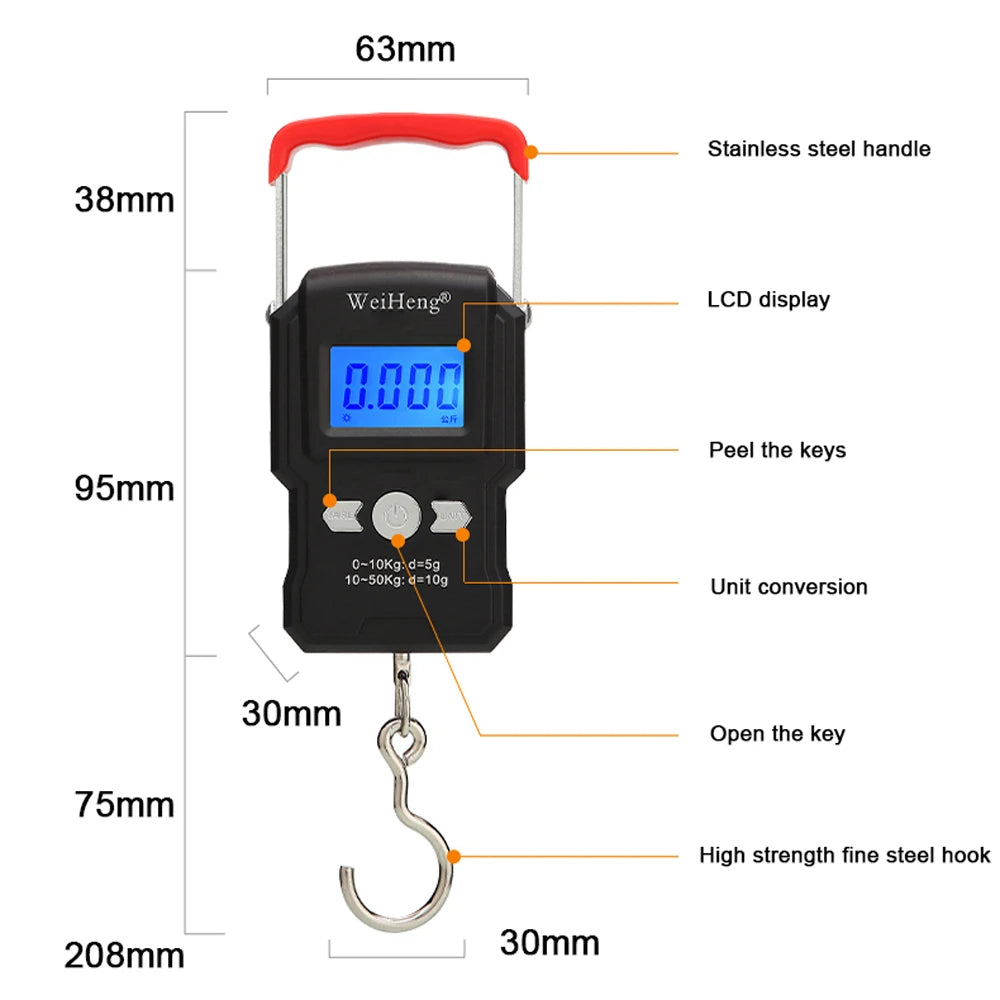 ZUHEISS.CH Digital hanging scale