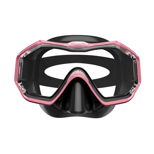 Diving mask with 3 lenses for adults & children (panoramic view, anti-fog)