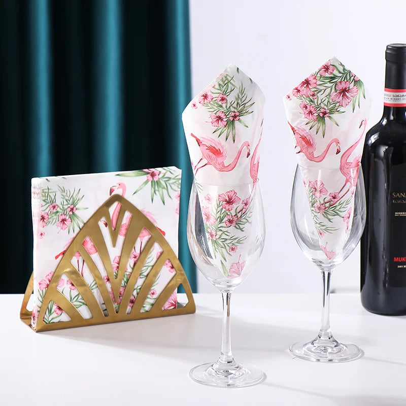 Napkin set flowers
