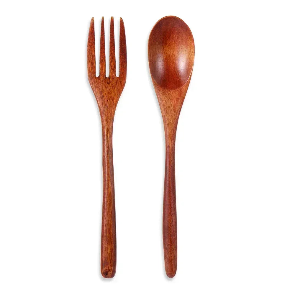 Bamboo cutlery set
