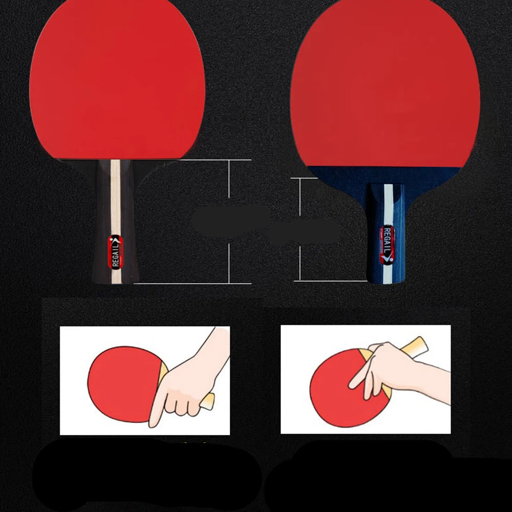Table tennis set for 2 players with bag (2 rackets + 3 balls)