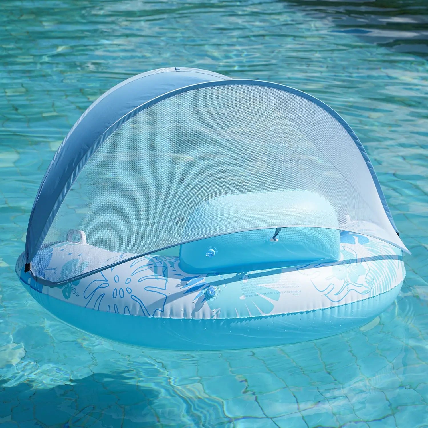 PVC inflatable water lounger