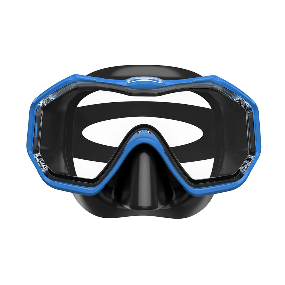 Diving mask with 3 lenses for adults &amp; children (panoramic view, anti-fog)