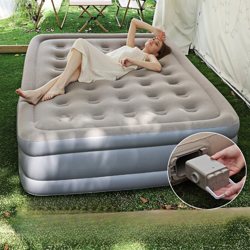 Automatic air mattress with electric pump