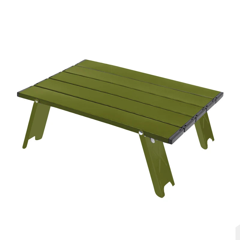 Mini camping table made of aluminum
