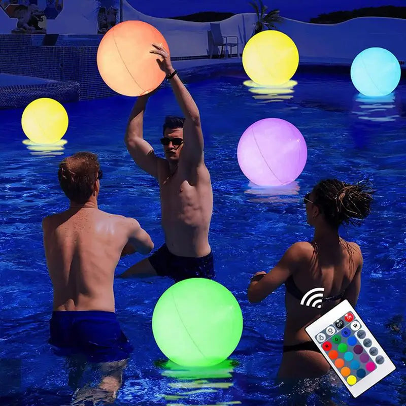 LED water ball with remote control