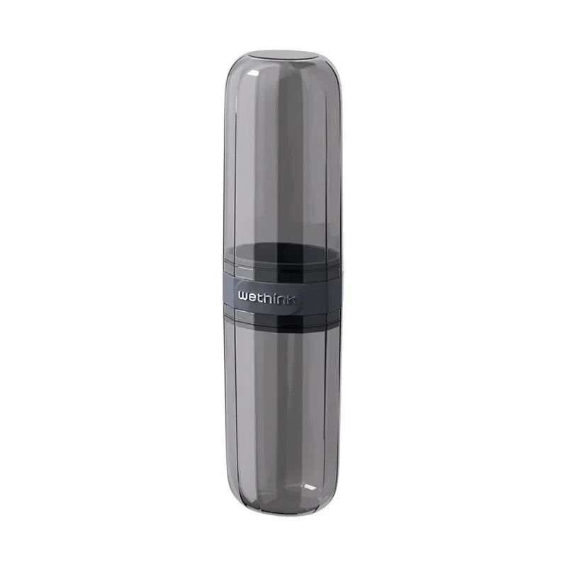 Transparent toothbrush box for travel &amp; on the go